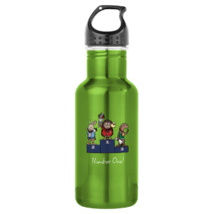 Waldtiere Nummer Eins! Geschenk-Podium-Kunst Edelstahlflasche