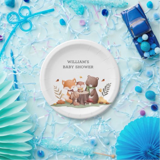 Waldtiere Pappteller (Party)