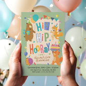 Waldtiere Party Geburtstagsparty Einladung