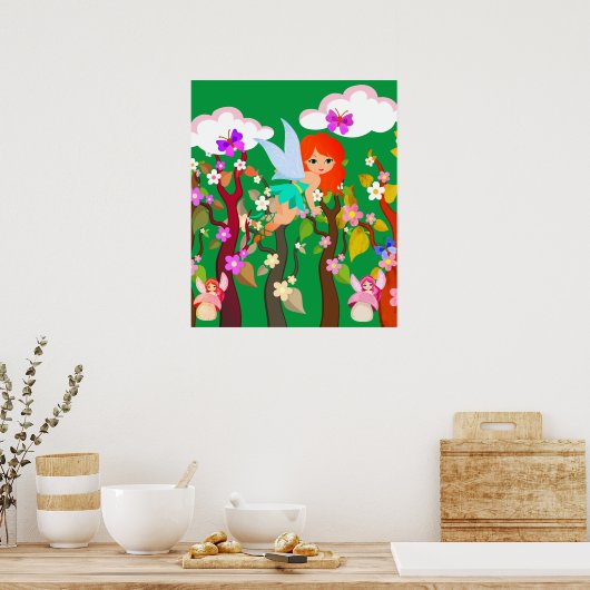 Waldtiere Poster (Küche)