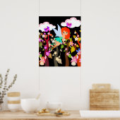 Waldtiere Poster (Küche)