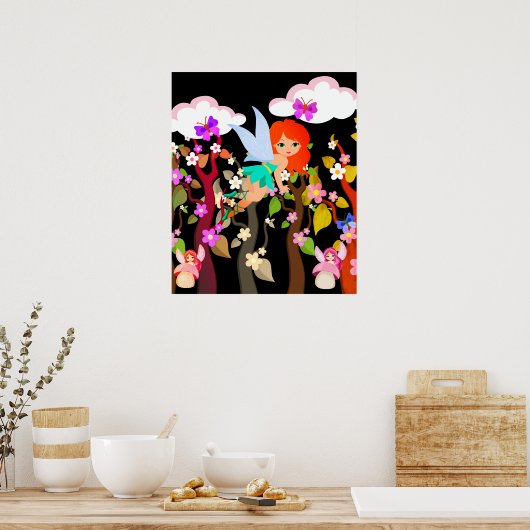 Waldtiere Poster (Küche)