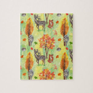 Waldtiere Puzzle
