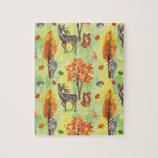 Waldtiere Puzzle (Vertikal)