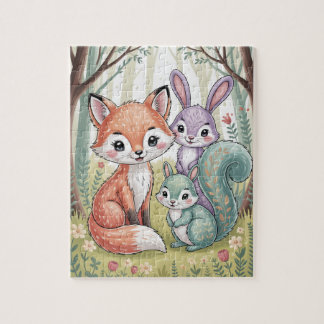 Waldtiere Puzzle