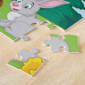 Waldtiere Raccoon Chipmunk Rabbit Deer Puzzle (Seite)