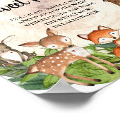 Waldtiere Raten Das süße Schlamaspiel Poster (Ecke)