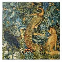 WALDTIERE, RAVEN, FOX, PEACOCK