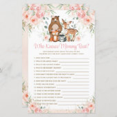 Waldtiere Rosa Flora, die Mami am besten kennt (Vorne/Hinten)