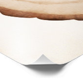 Waldtiere Rustikale Babydusche Begrüßungszeichen Fotodruck (Ecke)