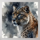 Waldtiere Rustikale Wandkunst | Naturposter Poster (Vorne)