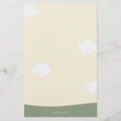 Waldtiere schätzen das Price Baby Shower Game Flyer (Hinten)