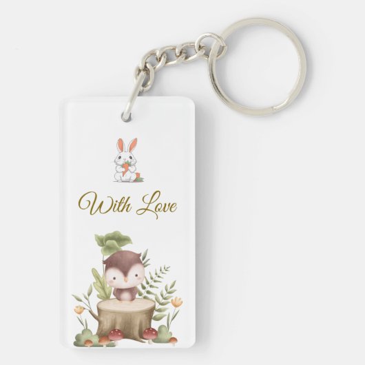 Waldtiere Schlüsselanhänger (Rückseite)