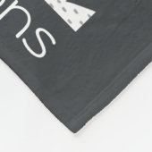 Waldtiere Schneeflocken Skandinavische Weihnachten Fleecedecke (Ecke)