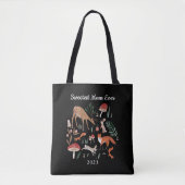 Waldtiere Schwarze Weihnachten Tasche (Vorderseite)