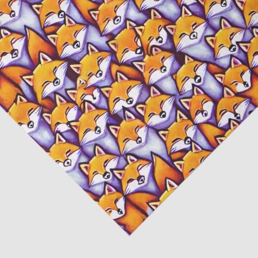 Waldtiere Seidenpapier (Detail)