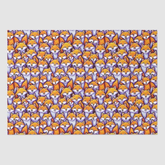 Waldtiere Seidenpapier (Vorderseite)