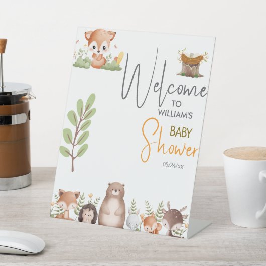 Waldtiere Sockelschild (In SItu)