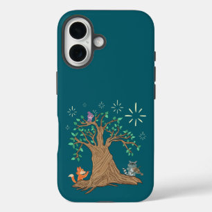 Waldtiere spielen Musik   Volkskunst aus dem Wald  iPhone 16 Hülle