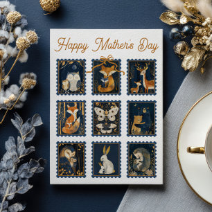 Waldtiere Stempel-Set Alles Gute zum Muttertag Karte