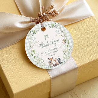Waldtiere Süße geschlechtsneutrale Danke Geschenkanhänger