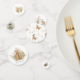 Waldtiere | Sweet Spring Baby Dusche Konfetti