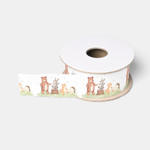 Waldtiere tanzen Wälder Picnic Ripsband