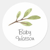 Waldtiere tanzen Wälder Picnic Runder Aufkleber (Vorderseite)