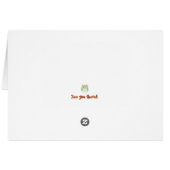 Waldtiere Thema Geburtstagsausweis (Rückseite Horizontal)