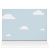 Waldtiere Thema Geburtstagsausweis (Innenansicht Horizontal (Oben))