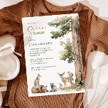 Waldtiere Tiere Paare Kinderdusche Einladung<br><div class="desc">Unsere Waldtiere stellen uns vor, die unsere Babydusche einladen, perfekt für ein niedliches und skurriles Fest! Mit einem Thema zum Thema Wald in Aquarelltönen mit bezaubernden Kreaturen wie Fuchs, Braunbär, Hase und Hirsch ist es ideal für eine geschlechtsneutrale Dusche. Dieses böhmisch inspirierte Design Set eine süße und einfache Szene mit...</div>