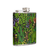 Waldtiere und Pflanze Flachmann (Rechts)