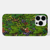 Waldtiere und Pflanze iPhone Hülle (Rückseite (Horizontal))