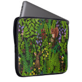 Waldtiere und Pflanze Laptopschutzhülle (Vorne Rechts)