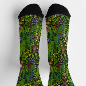 Waldtiere und Pflanze Socken (Oben)