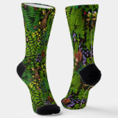 Waldtiere und Pflanze Socken (Gewinkelt)