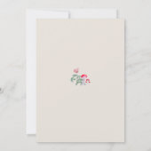 Waldtiere verzauberte Woods Niedlich Baby Dusche Einladung (Rückseite)