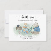 Waldtiere - vielen Dank Dankeskarte (Vorderseite)