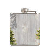 Waldtiere Vintage rustikale Personalisierte Flasch Flachmann (Rückseite)