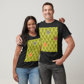 Waldtiere Vintages Muster T-Shirt (Unisex)