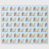 Waldtiere von Waldtieren Geschenkpapier (Flach)