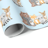 Waldtiere von Waldtieren Geschenkpapier (Rolleneckpunkt)