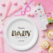 Waldtiere Wald Baby Shower Pappteller (Party)