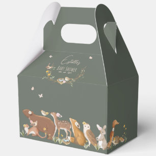 Waldtiere Wald Freunde Baby Shower Geschenkschachtel