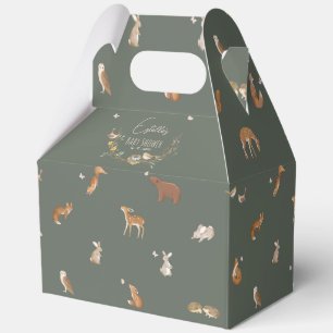 Waldtiere Wald Freunde Baby Shower Geschenkschachtel