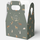 Waldtiere Wald Freunde Baby Shower Geschenkschachtel (Offen)