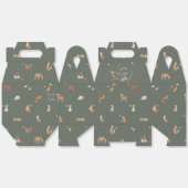 Waldtiere Wald Freunde Baby Shower Geschenkschachtel (Ungeklappt)