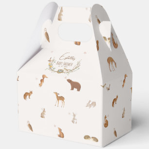 Waldtiere Wald Freunde Baby Shower Geschenkschachtel