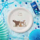 Waldtiere Wald Freunde Baby Shower Pappteller (Party)
