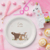 Waldtiere Wald Freunde Baby Shower Pappteller (Party)